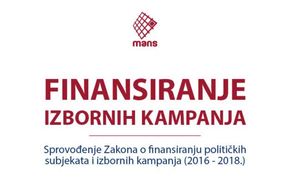 Sprovođenje Zakona o Finansiranju političkih subjekata i izbornih kampanja (2016. – 2018.)