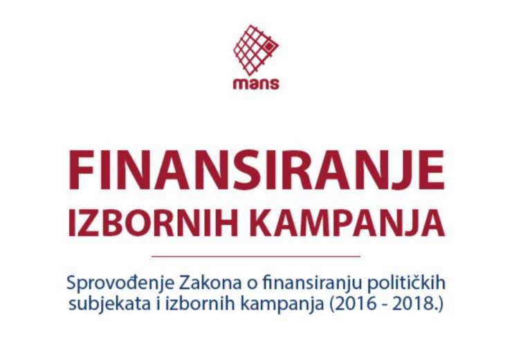 Sprovođenje Zakona o Finansiranju političkih subjekata i izbornih kampanja (2016. – 2018.)