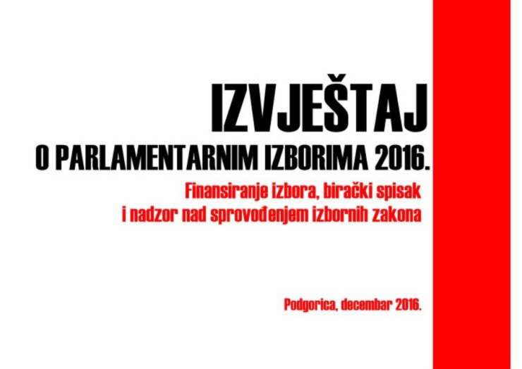 Izvještaj o parlamentarnim izborima 2016