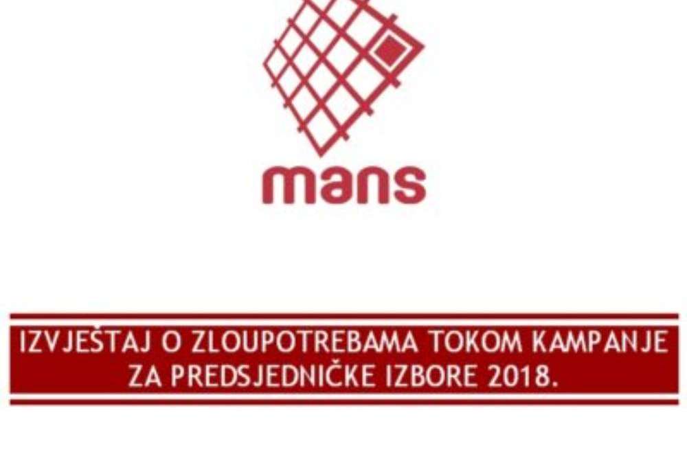 Izvještaj o zloupotrebama tokom kampanje za predsjedničke izbore 2018.