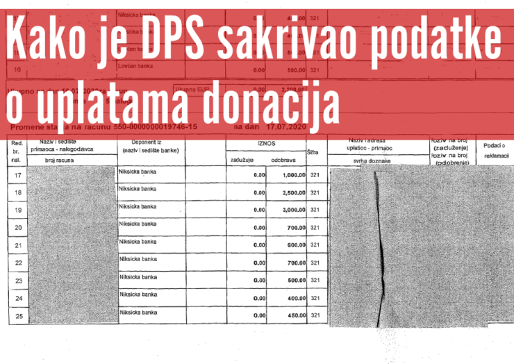 DPS krio podatke i o izbornom računu