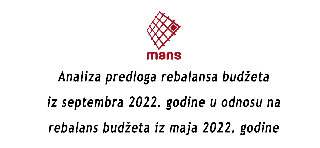 Analiza predloga Rebalansa  budžeta
