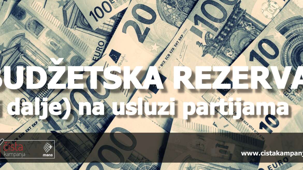 Vlada iskoristila odlaganje primjene rebalansa: Iz budžetske rezerve za socijalu još 57.000 eura