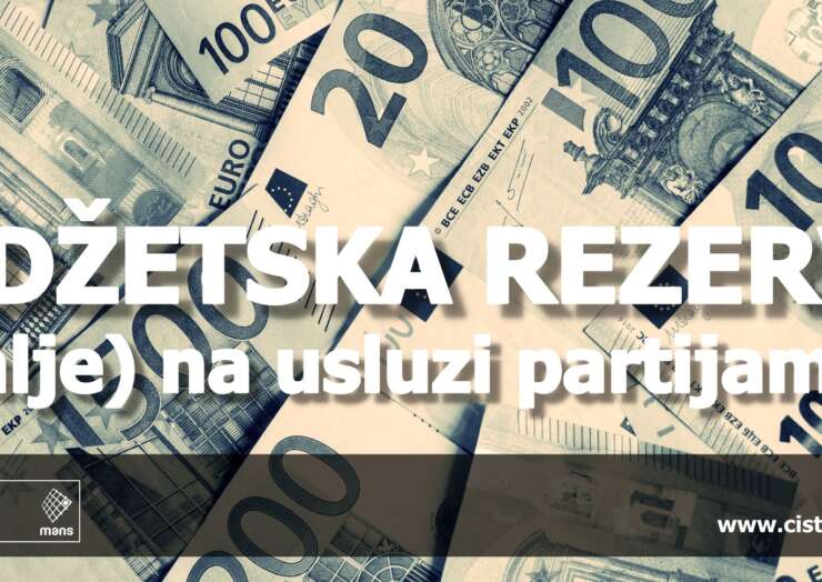 Vlada iskoristila odlaganje primjene rebalansa: Iz budžetske rezerve za socijalu još 57.000 eura
