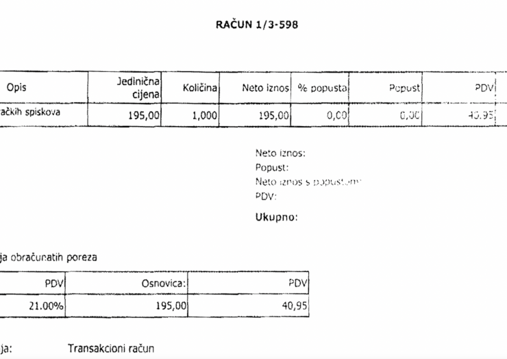 Političke partije kopirale biračke spiskove, AZLP da hitno reaguje