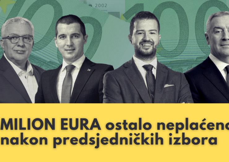 Milion eura ostalo neplaćeno nakon predsjedničkih izbora